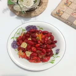 Kulit Melinjo Pedas Manis