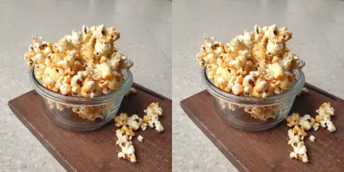 resep popcorn caramel sederhana