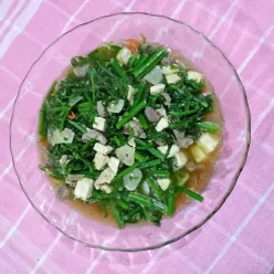 Tumis Pakis Tahu dan Hati Ayam