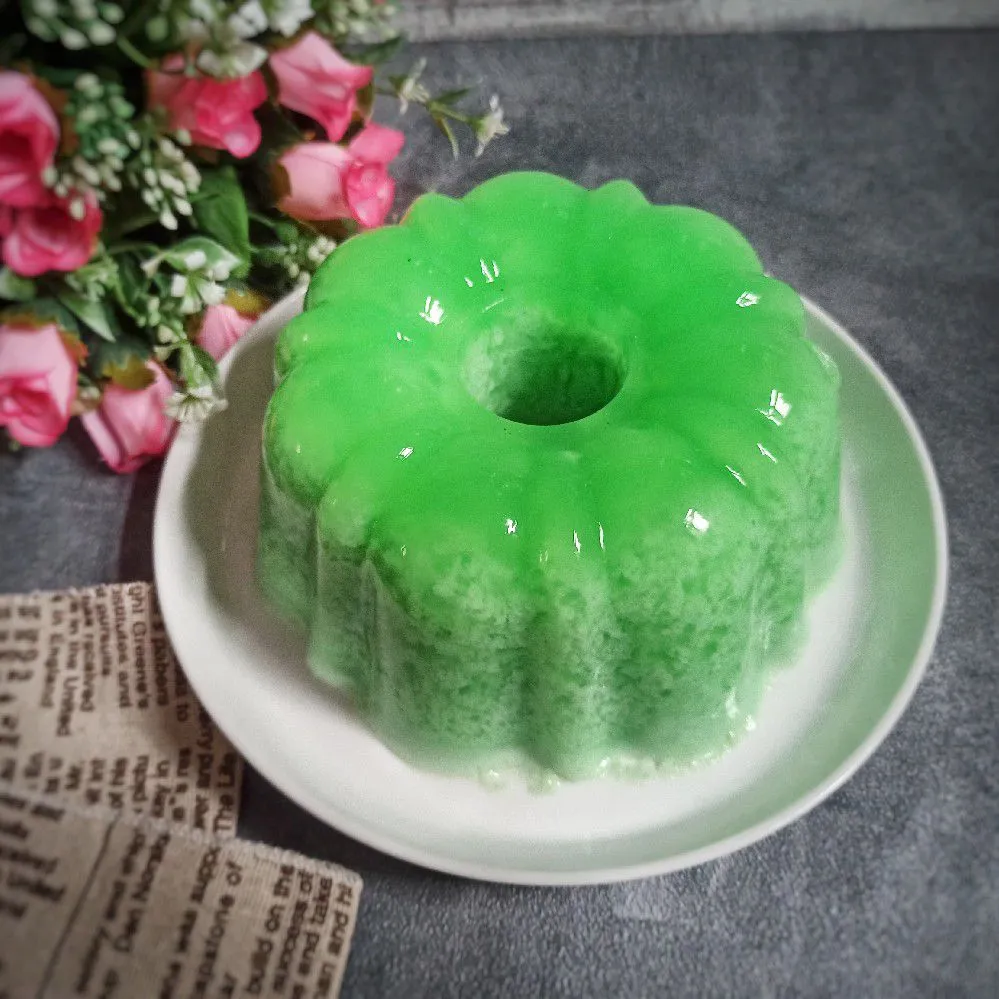 Puding Pandan Santan