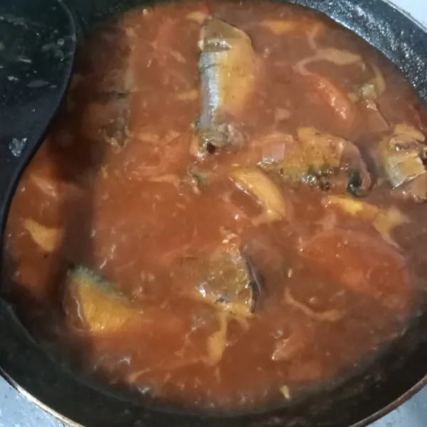 Aduk rata, masak sampai mendidih