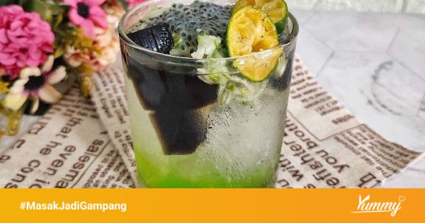 Resep Es Timun Suri dengan Sirup dan Cincau