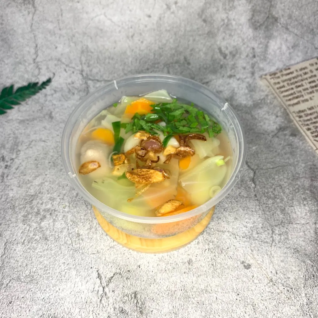 Sop bakso ikan tuna