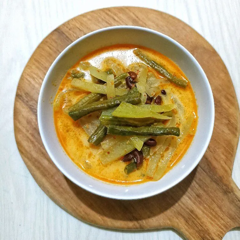 Lodeh Labu Siam Kacang Panjang