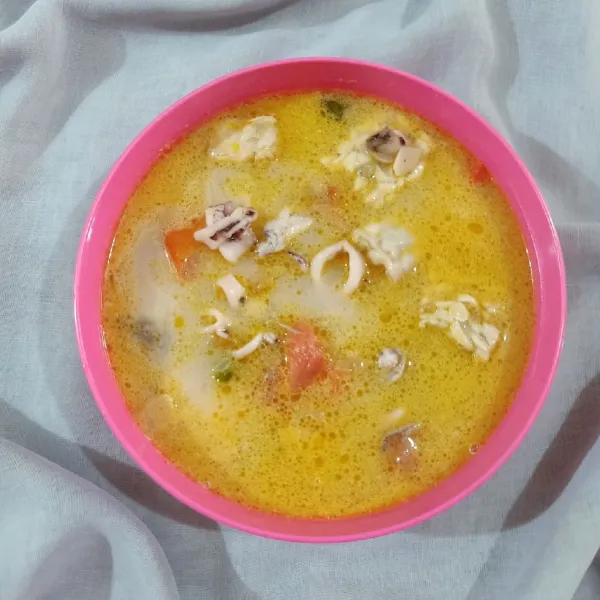 Cumi Tempe Kuah Santan