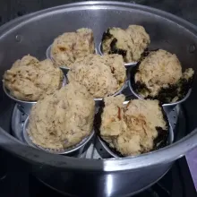 Kukus selama 25 menit dengan api sedang.