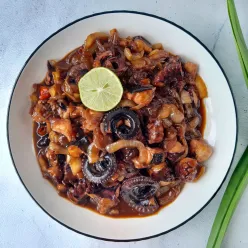 Gurita Saus Asam Pedas Manis