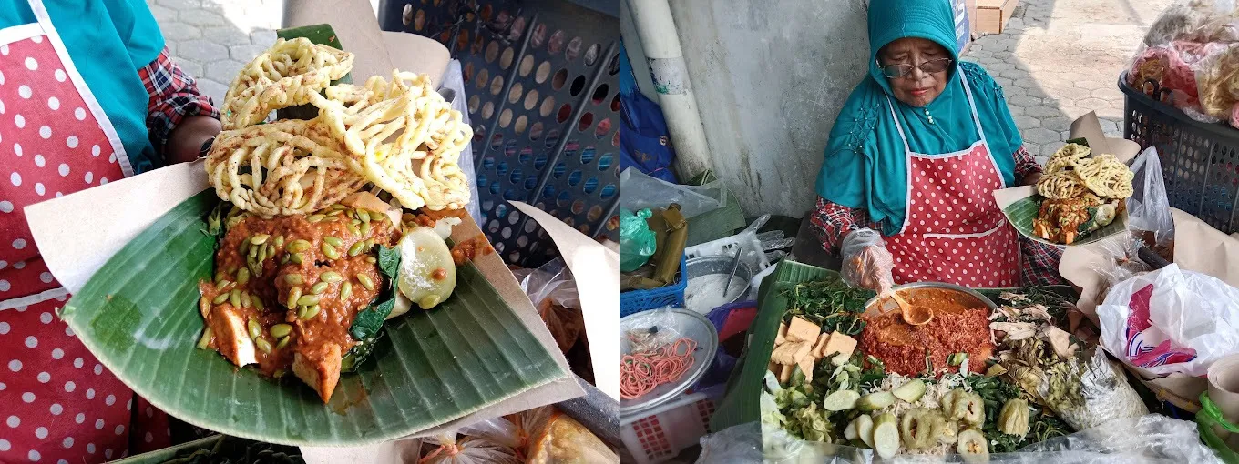 potret rujak teplak khas Tegal