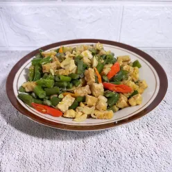 Tumis Buncis Tempe