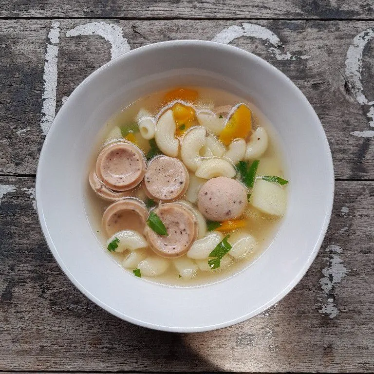 Sop Sosis Makaroni