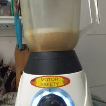 Blender hingga halus.