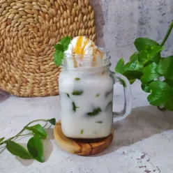 Green Cincau Ice Float