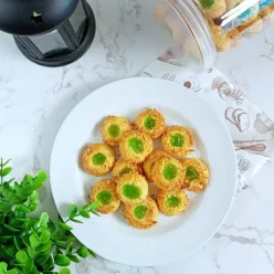 Melon Thumbprint Cookies