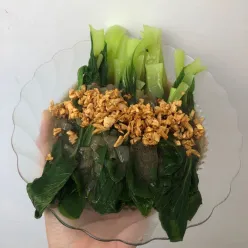 Tumis pokcoy bawang putih