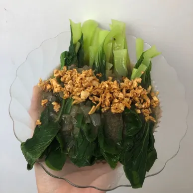 Tumis pokcoy bawang putih