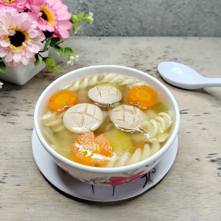 Sop Makaroni Sosis
