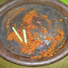Haluskan bumbu halus