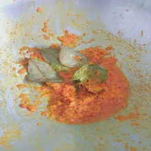 Tumis bumbu halus hingga matang.