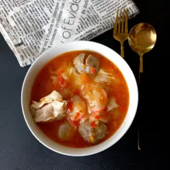 Seblak Campur Bakso Siomay