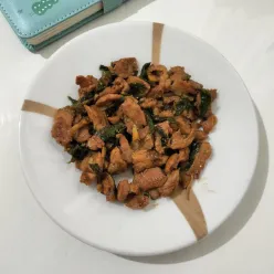 Tumis Daging Bawang Prei