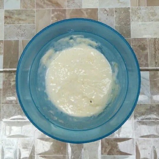 Aduk rata.