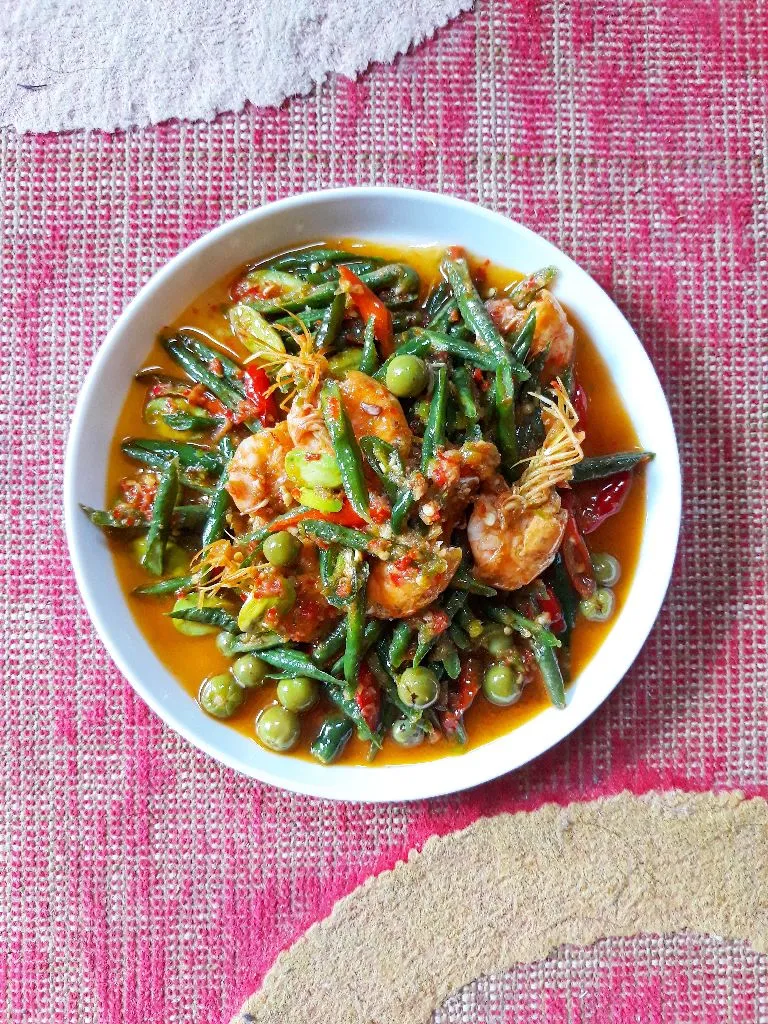 Oseng Udang Kacang Panjang