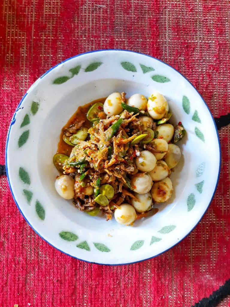 Balado Hijau Telur Puyuh