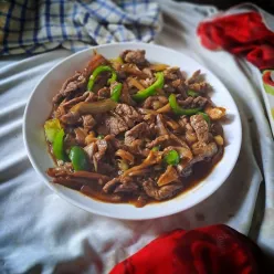 Tumis Jamur Daging