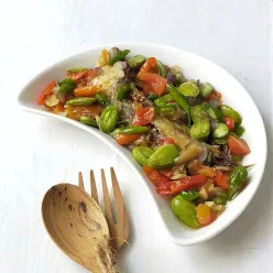 Tumis Ikan Peda Pete