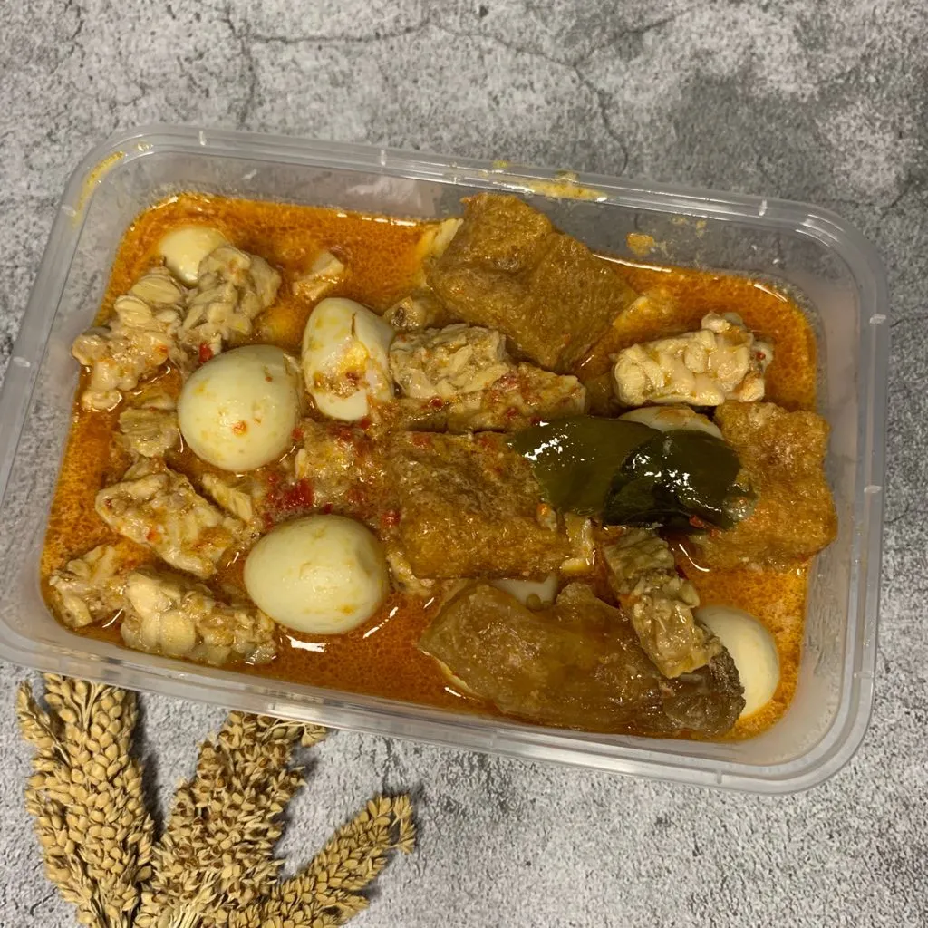 Kuah Pedas Tempe Krecek Telur Puyuh