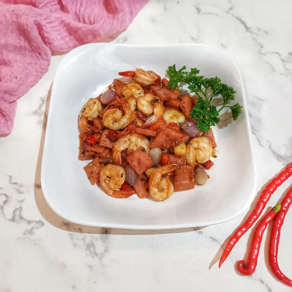 Caramelized Garlic Butter Prawn