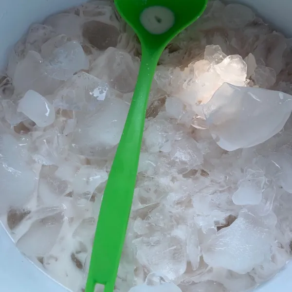 Campur es batu dengan santan