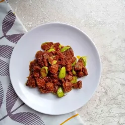 Krengsengan Pedas Daging Petai
