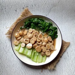 Pokcoy Saus Tiram Jamur