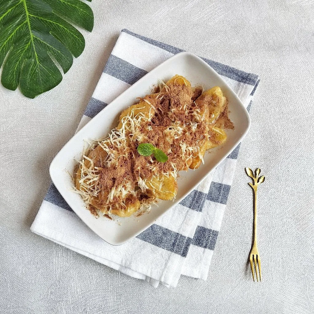 Pisang Goreng Keju Milo