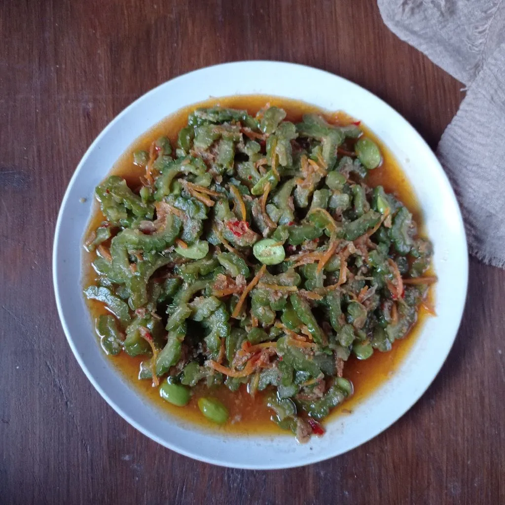 Tumis Pare Petai Rebon