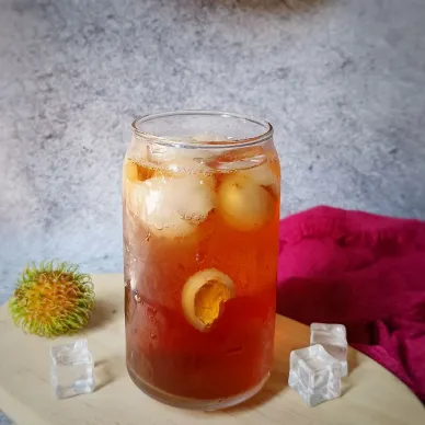 Teh Rambutan Es Teh Rambutan