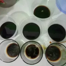 Kemudian tuang ke dalam gelas plastik yang sudah disediakan, sisihkan (Note: jadi 8 cup kecil, ukuran 250 ml).