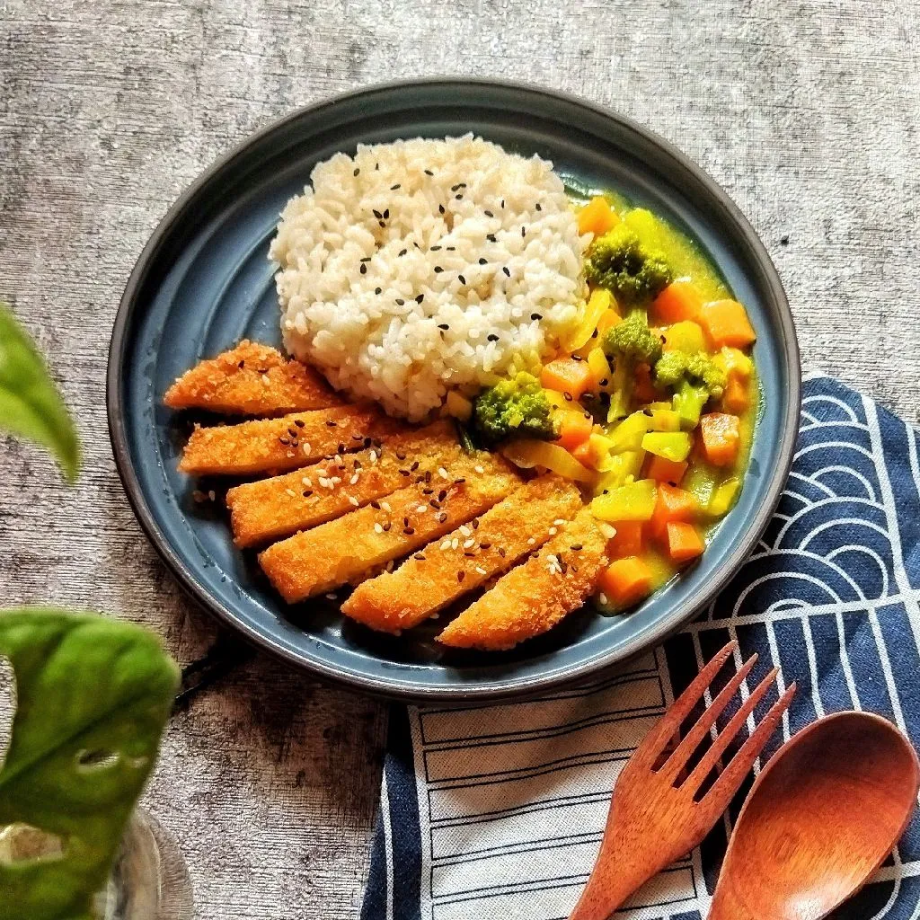 Tahu Katsu Saus Kari