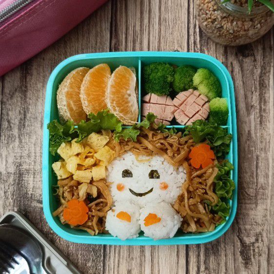Resep Bento Bekal : Mie Goreng Telur #YummyXtraPointsMei Sederhana ...