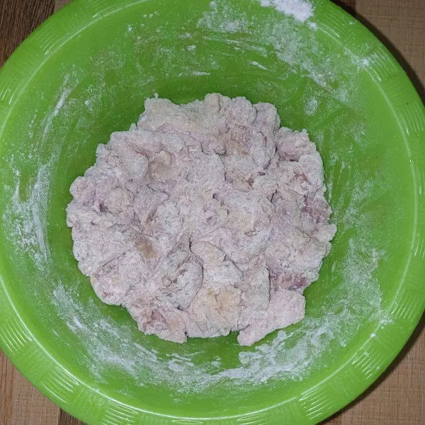 Taburi secukupnya tepung bumbu (jangan terlalu tebal agar hasilnya lebih enak)
