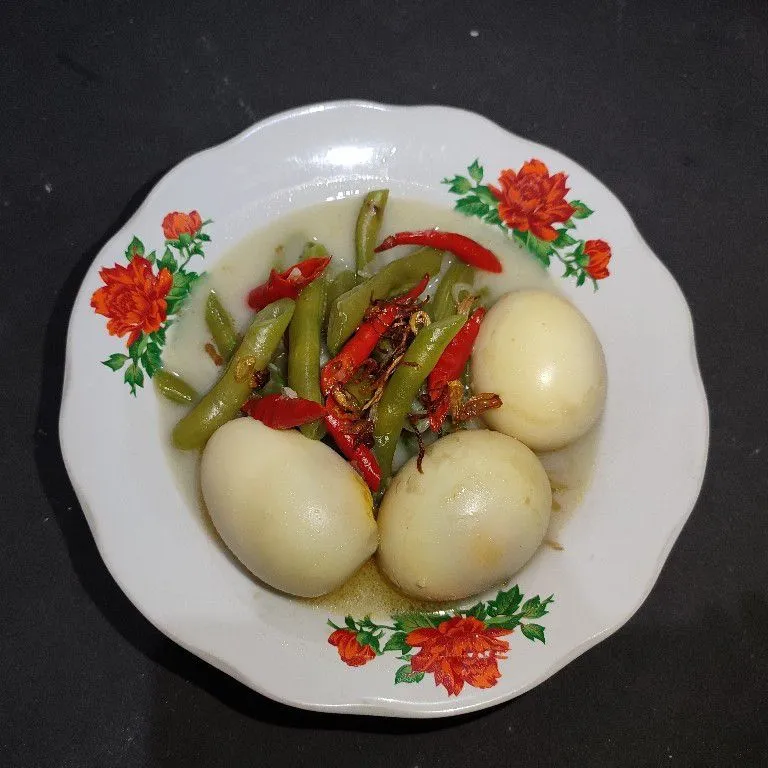 Telur Buncis Kuah Santan