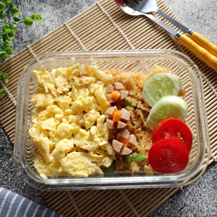 Fried Rice With Scrambled Egg