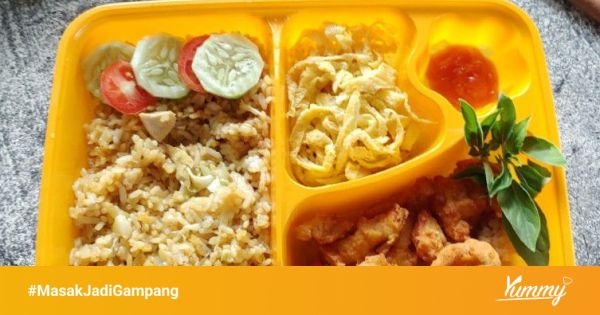 Resep Nasi Goreng Bento Sederhana Rumahan di Yummy App