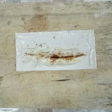 Beri larutan terigu.
