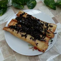 Pisang Coklat Kulit Pangsit