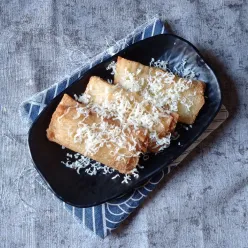 Roti Tawar Goreng Isi Coklat Keju