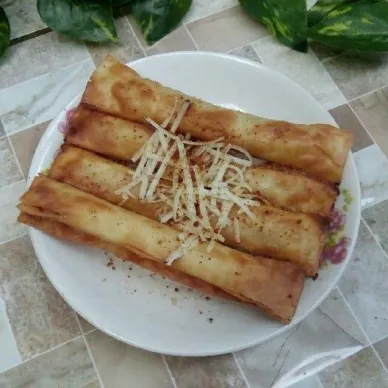 Pisang Keju Aren Kulit Pangsit