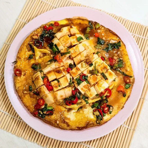 bahan-bahan masakan telor tahu kecap