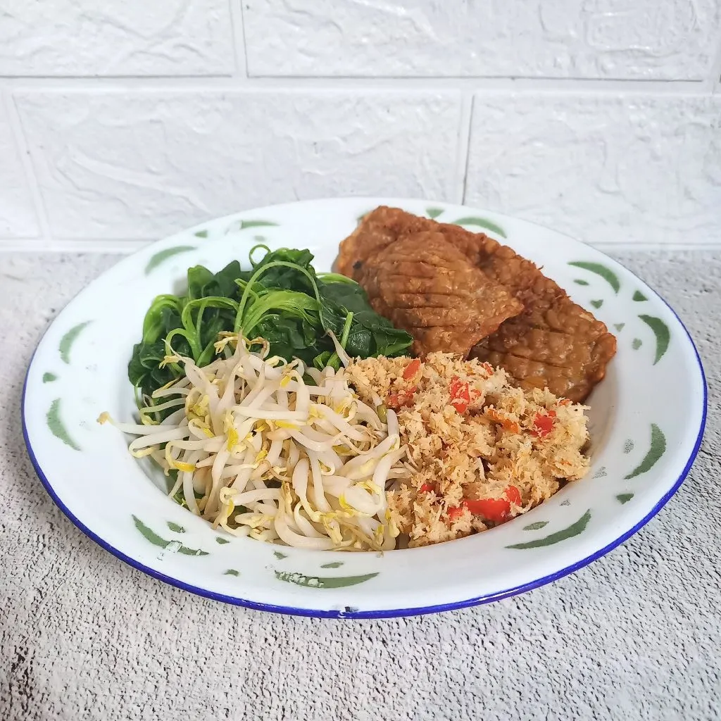 Urap Bayam Tauge